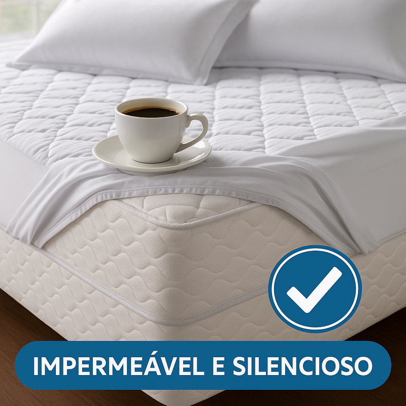 Protetor de Colchão Impermeável ComfortZen - Noites Tranquilas