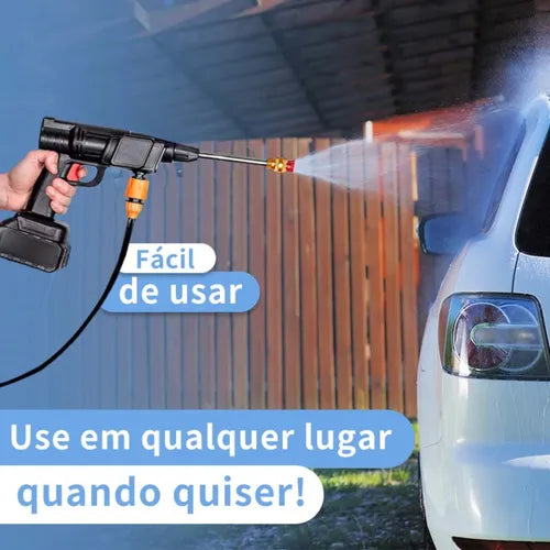 Lava Jato Portátil HydroJet - Seu carro limpo sem sair de casa