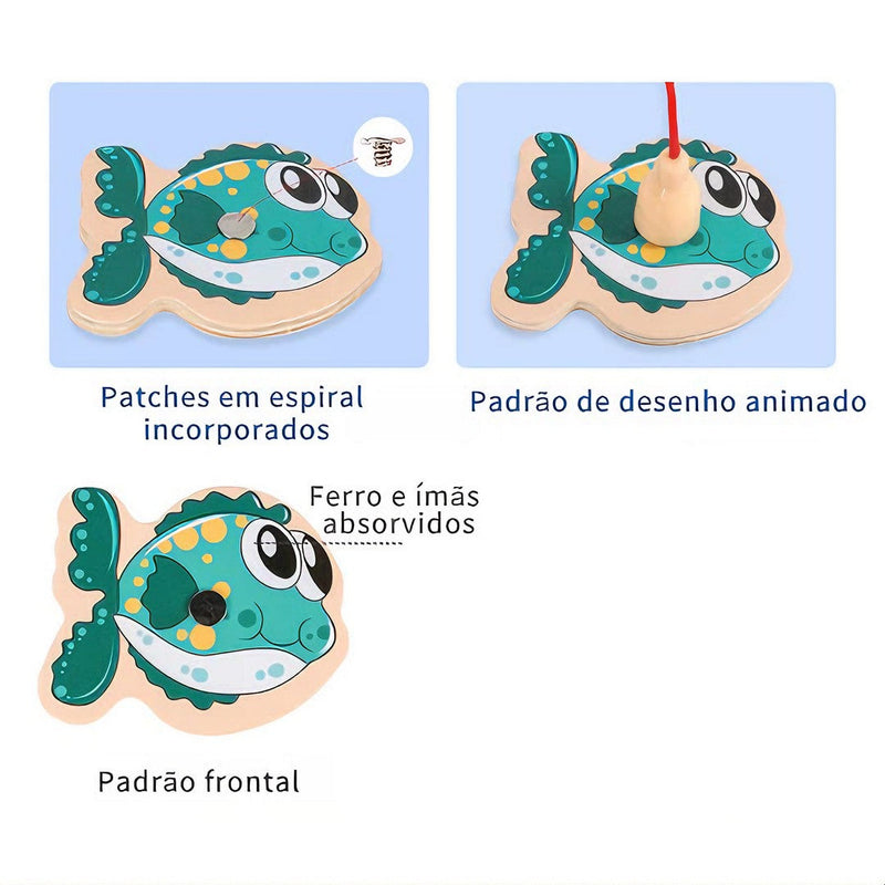 Pescaria magnética MagnetFish - Diversão Educativa