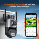 Câmera de Segurança Externa Lente Dupla Bivolt