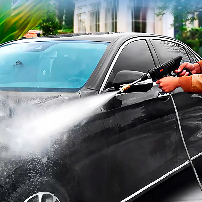 Lava Jato Portátil HydroJet - Seu carro limpo sem sair de casa